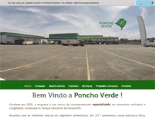 Tablet Screenshot of poncho.com.br